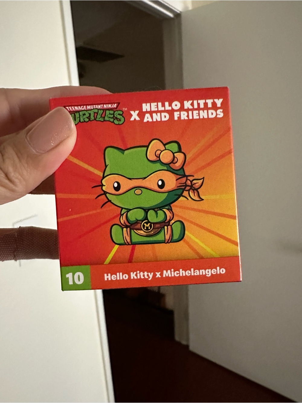 Hello Kitty x Ninja Turtles Mcdona’ds Toy Michaelangelo